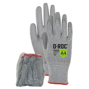 MAGID DROC GPD514 Hyperon Polyurethane Palm Coated Gloves  Cut Level A4 ShrinkWrapped SWGPD51412